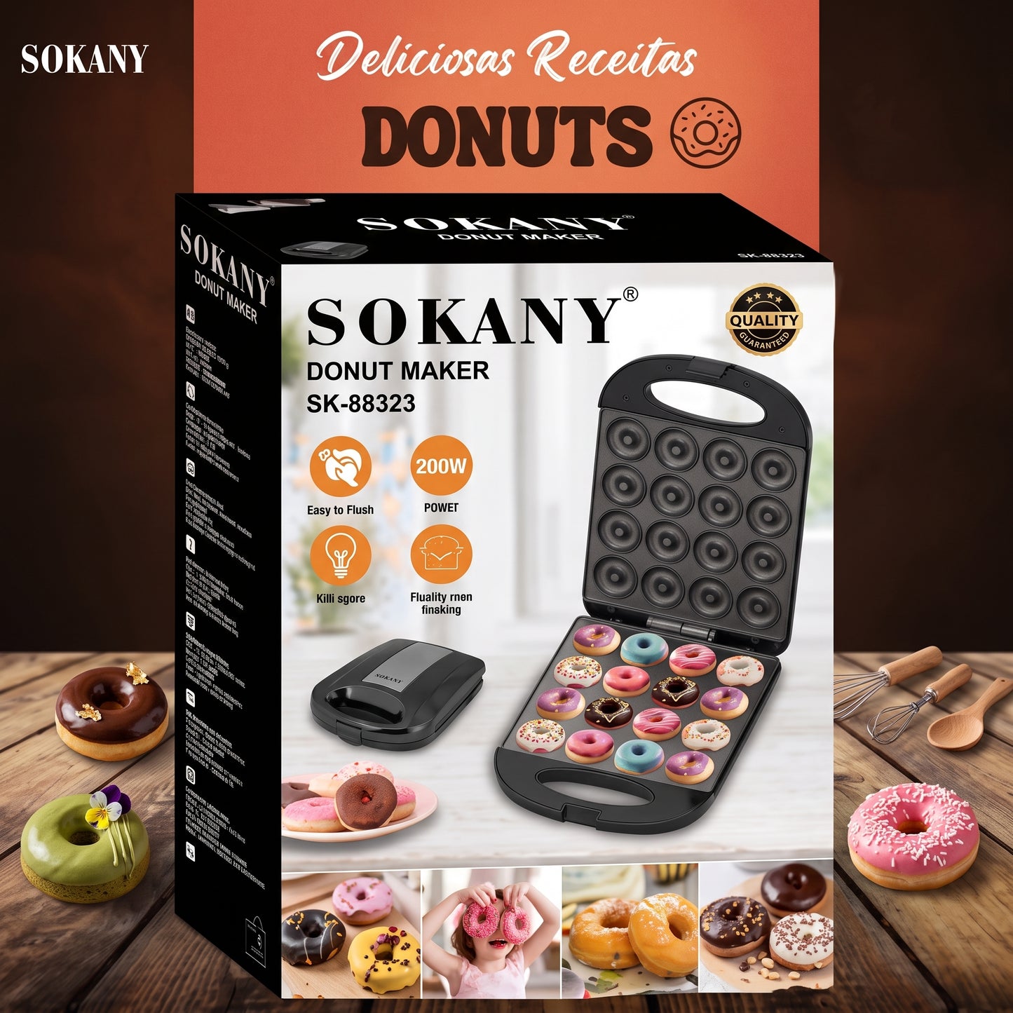 Máquina para Mini Donas Sokany
